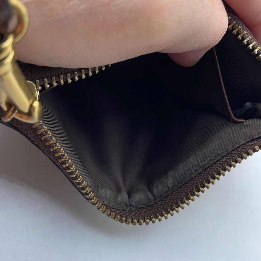Laurel Ralph Lauren logo wristlet. - Picture 7 of 7